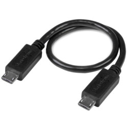 StarTech USB OTG Cable - Micro USB to Micro USB - M/M - 8in