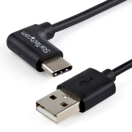 StarTech 1m 3ft USB to USB C Cable - Right-Angle - USB 2.0 - A to C