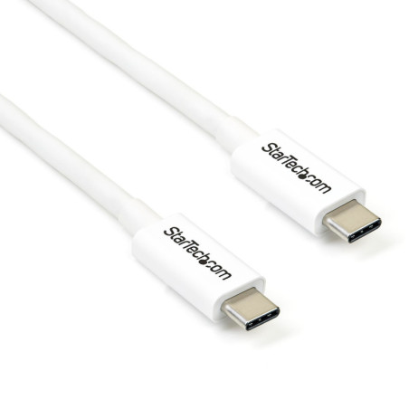 StarTech 2m Thunderbolt 3 Cable 20Gbps - White - Thunderbolt USB-C DP