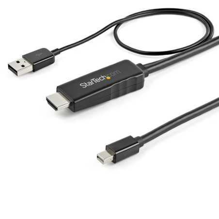 StarTech 6.6 ft. HDMI to Mini DisplayPort Cable - 4K - USB-Powered