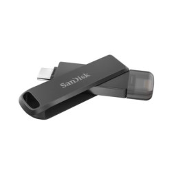 SanDisk Ixpand Flash Drive Luxe - Sdix70N 256GB - Black - Ios/Android - Lightning And Type C USB3.1 - 2Y
